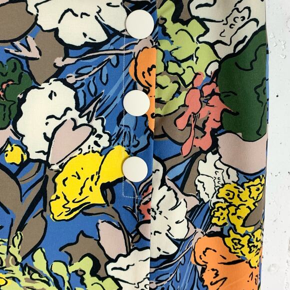 Tory Burch Womens Performace Printed Golf Skort Multi Painted Bouquet Size Small - Picture 7 of 16